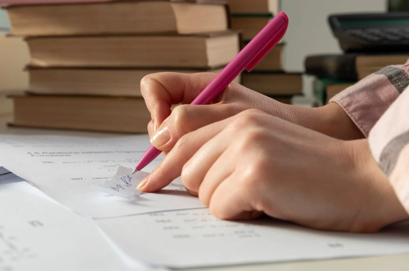 Schoolexamen training in de klas